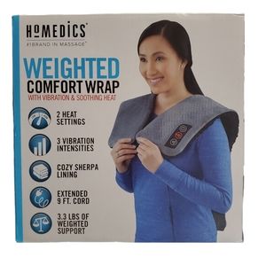 Homedics Weighted Comfort Wrap With Vibration and Soothing Heat